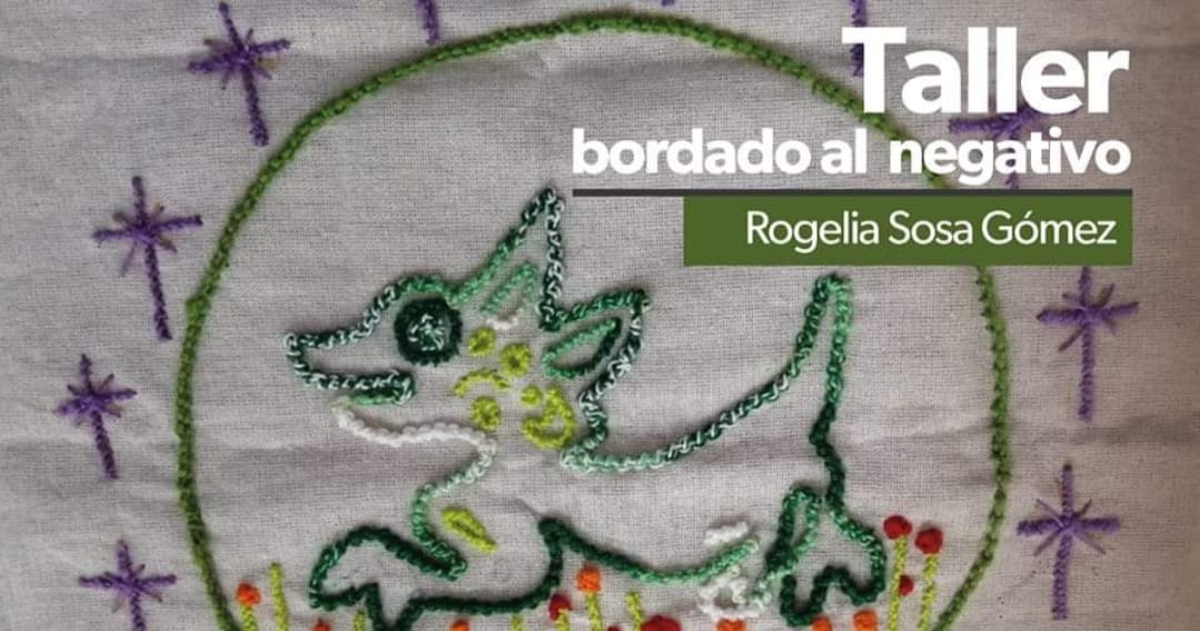 Taller de bordado al negativo en el Museo del Estado de Morelia