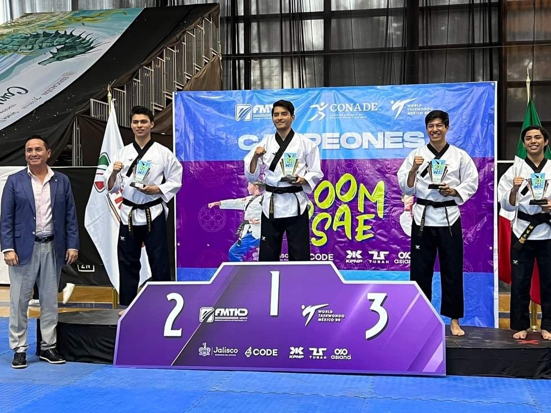 Consiguen taekwondoínes medallas en Campeonato Nacional «Poomsae Guadalajara 2023»