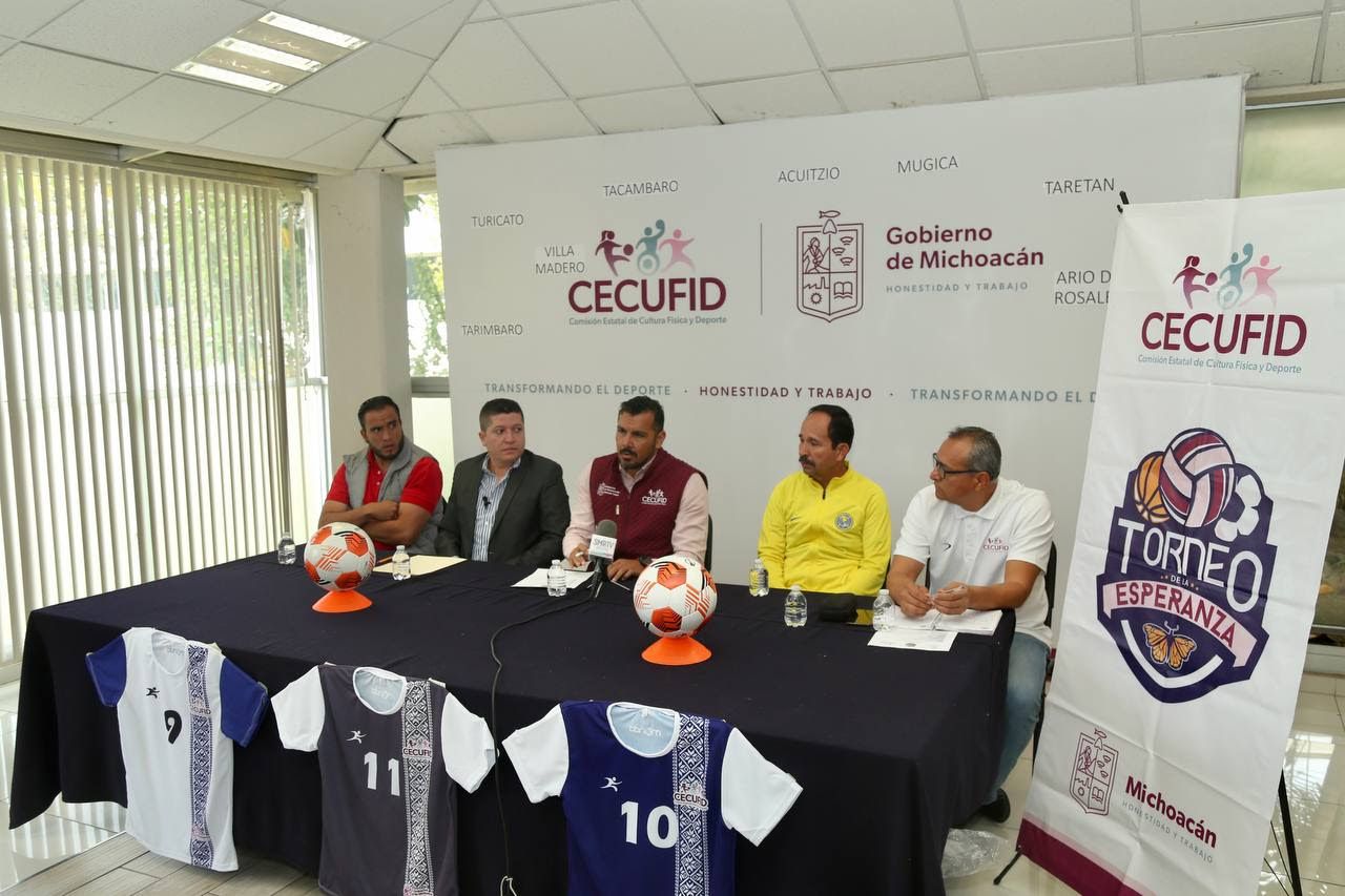 Reanudará Cecufid actividades del Torneo de Futbol de la Esperanza.