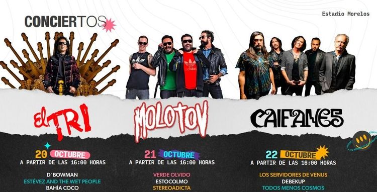 Boletos para el JaloFest, a partir del 10 de octubre en taquillas del Morelos