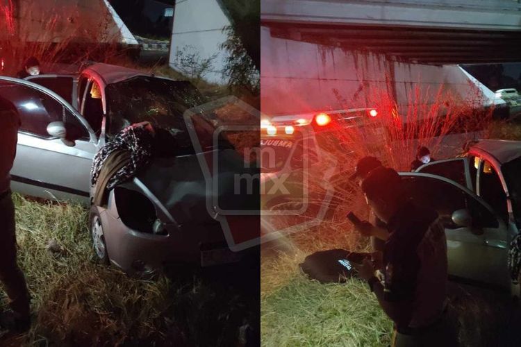 Automovilista fallece al accidentarse cerca de Ciudad Industrial, salida a Charo