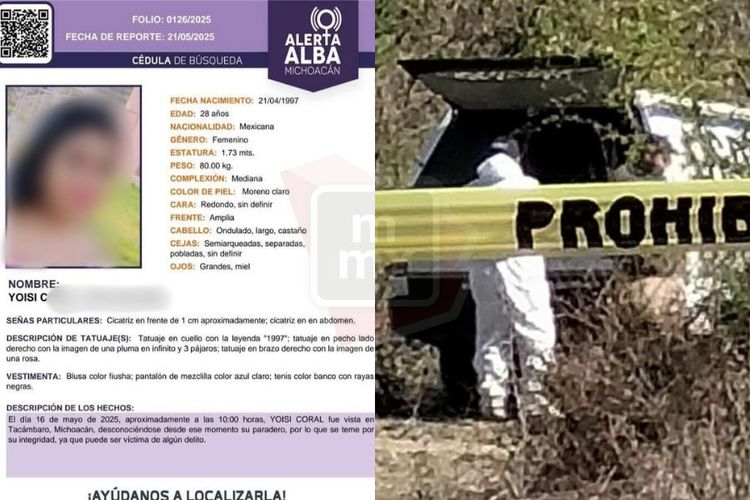Joven hallada asesinada en Salvador Escalante tenía reporte de desaparición