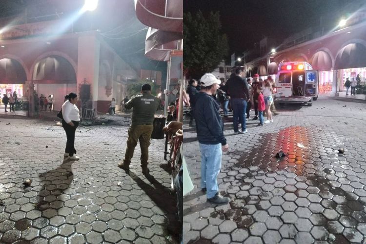 Otro incidente con pirotecnia, ahora en el Centro de Yurécuaro 