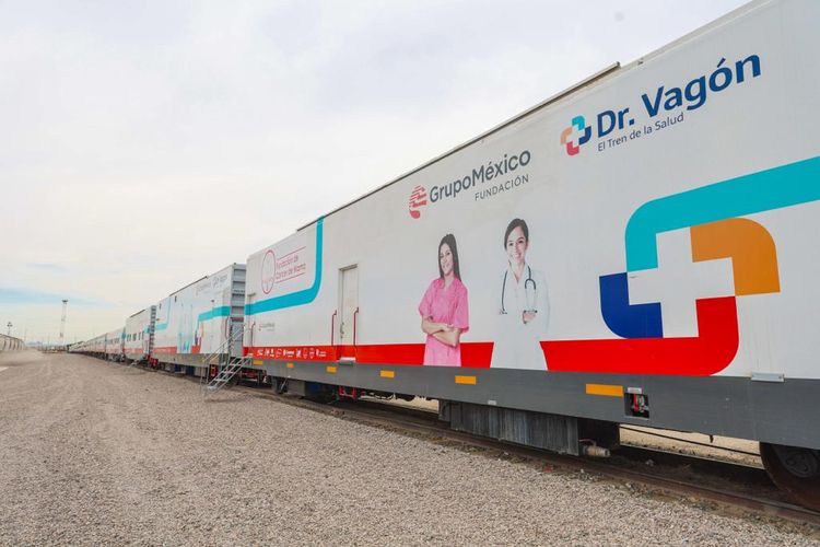 Dr. Vagón regresa a Yurécuaro, Michoacán con servicios médicos gratuitos.