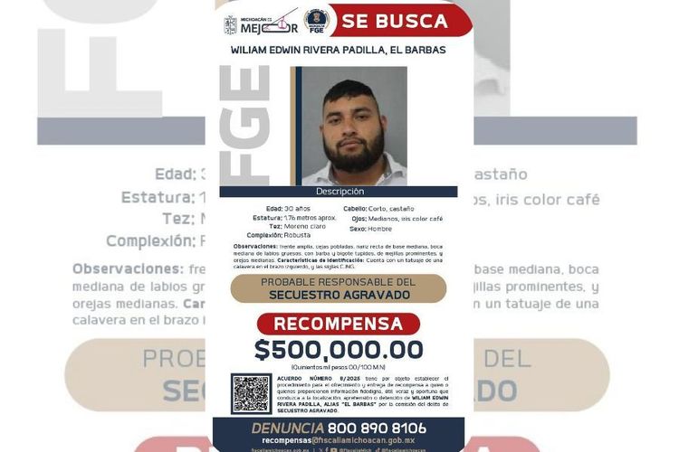 Buscan a El Barbas, presunto generador de violencia en el oriente de Michoacán