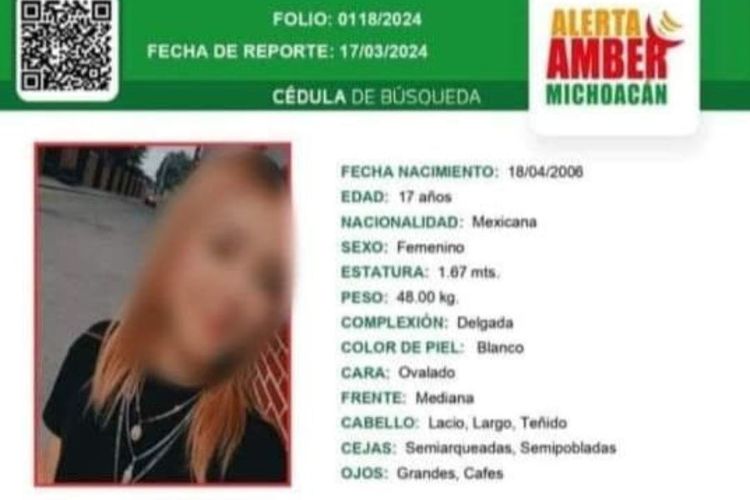 Localizan a adolescente asesinada en la región de Cuitzeo, estaba desaparecida 