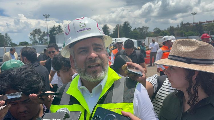 Avanza la construcción del Teleférico de Morelia en tiempo y forma: Ramírez Bedolla