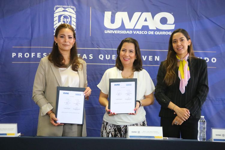 Signa Canaco Morelia convenio en pro de la vinculación con la UVAQ