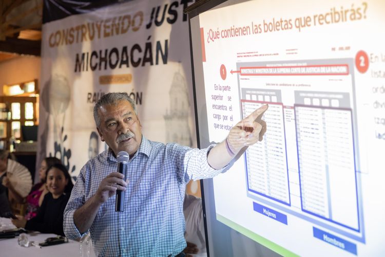 Michoacanos están listos para construir un nuevo Poder Judicial: Morón