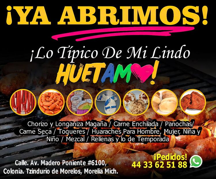 Inauguran en Morelia “Lo Típico de Mi Lindo Huetamo”, con lo mejor del sabor y tradición de la Tierra Caliente