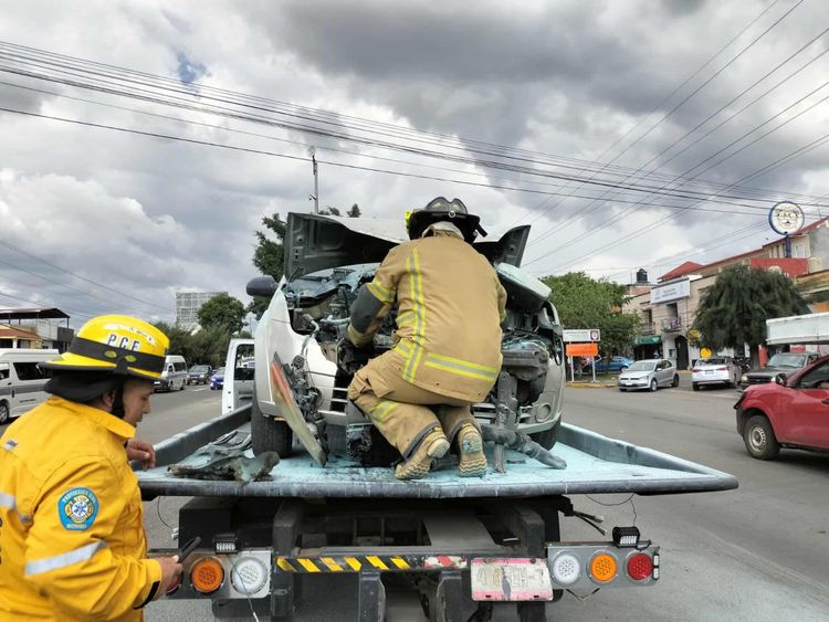 Se registra choque vehicular múltiple en libramiento y Periodismo, Morelia
