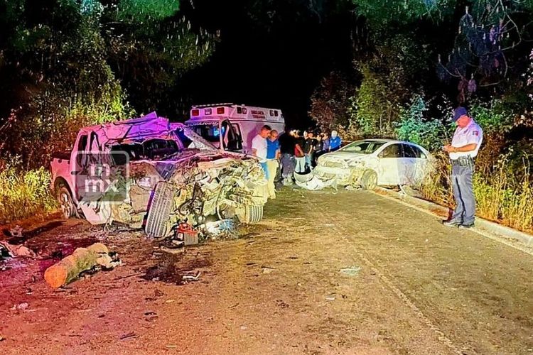 Fatal choque en Tacámbaro; hay dos muertos y dos heridos