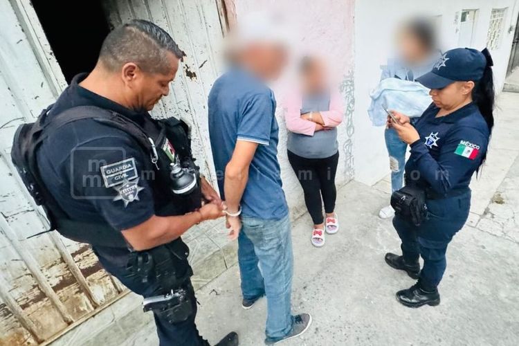 Guardia Civil detienen a presunto agresor de su pareja, en Morelia